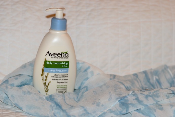 best hydrating lotion from Aveeno non greasy
