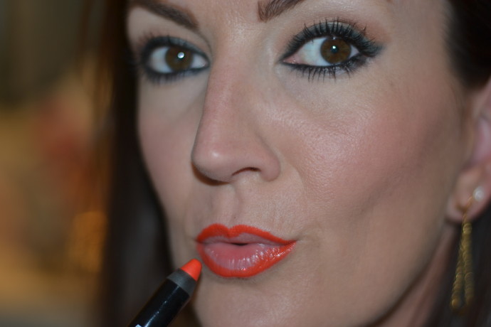 butter london lip crayon in "ladybird"