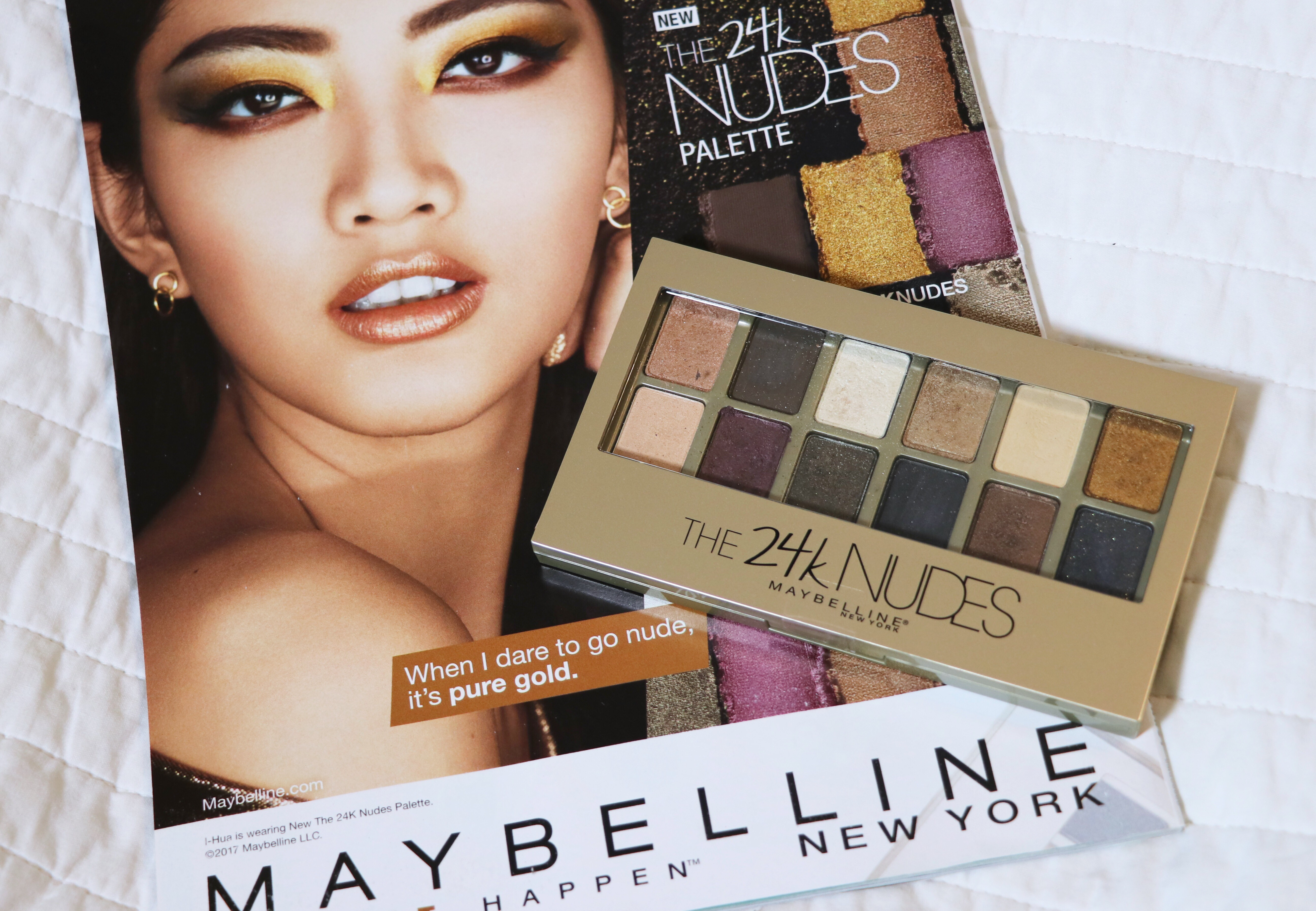 How To Use All The Colors In An Eyeshadow Palette With Maybelline 24K Nudes