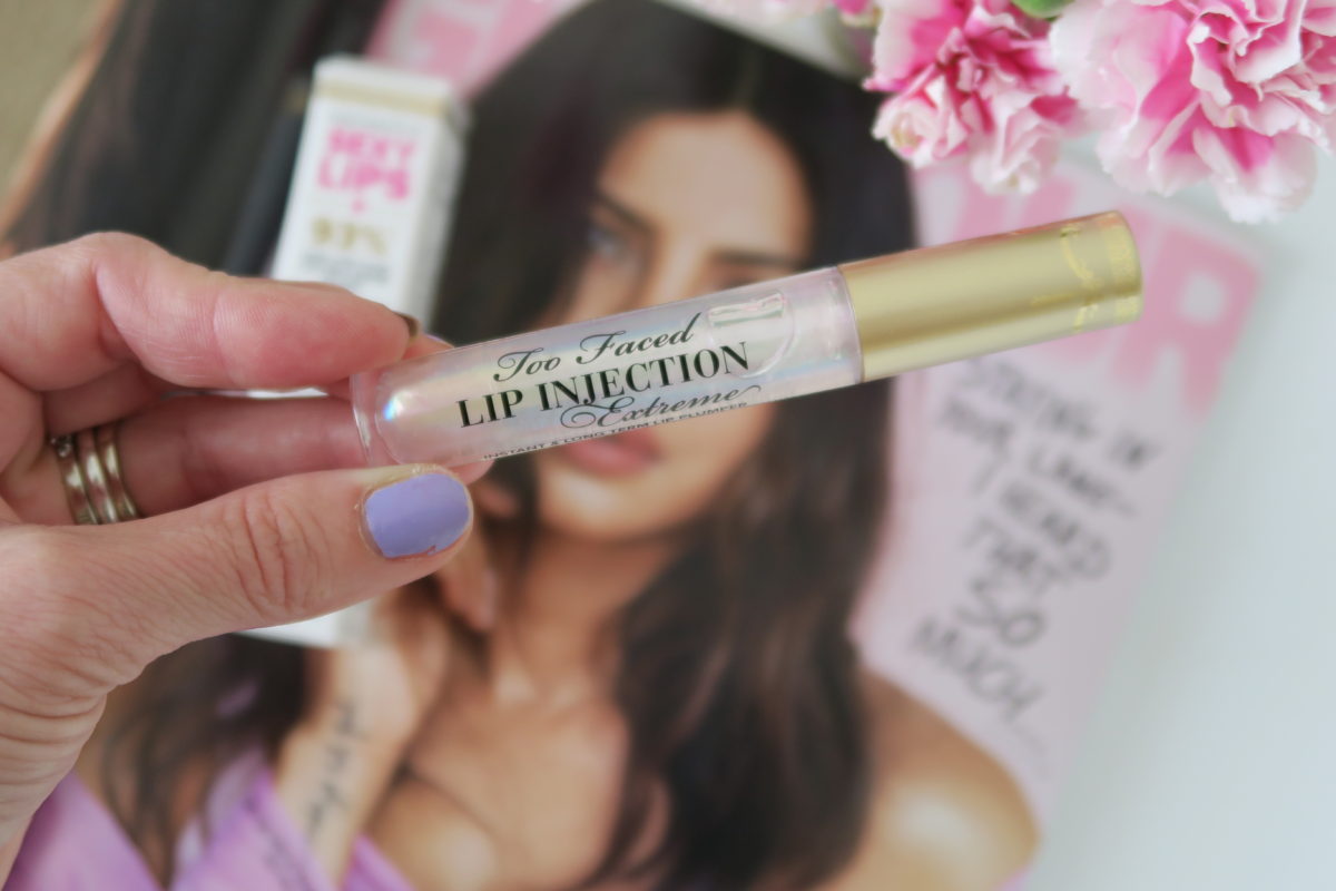 testing fuller lip products Too Faced Lip Injection Extreme