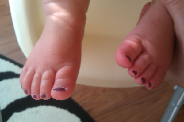 Nail polish store for babies