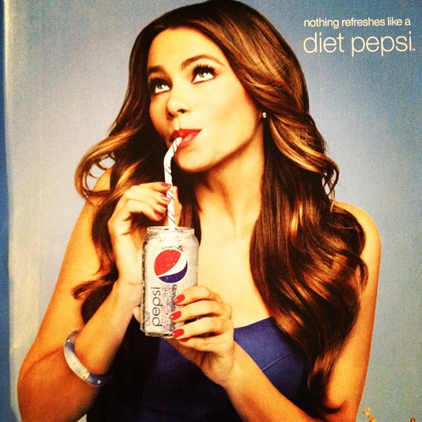 {Sofia Vergara as the sexy (& funny) spokeswoman of Pepsi. &nbs...