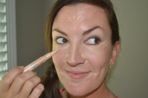 where should you apply concealer on the face