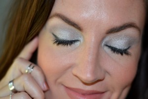 metallic eye makeup