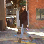 How To Dress Up Denim With A Velvet Blazer