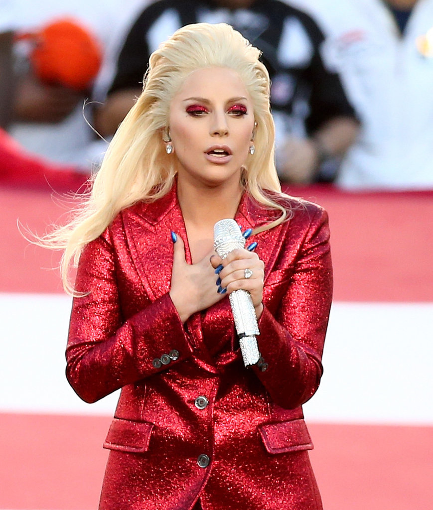 hver vegetarisk lancering Lady-Gaga-super-bowl-red-makeup - JennySue Makeup