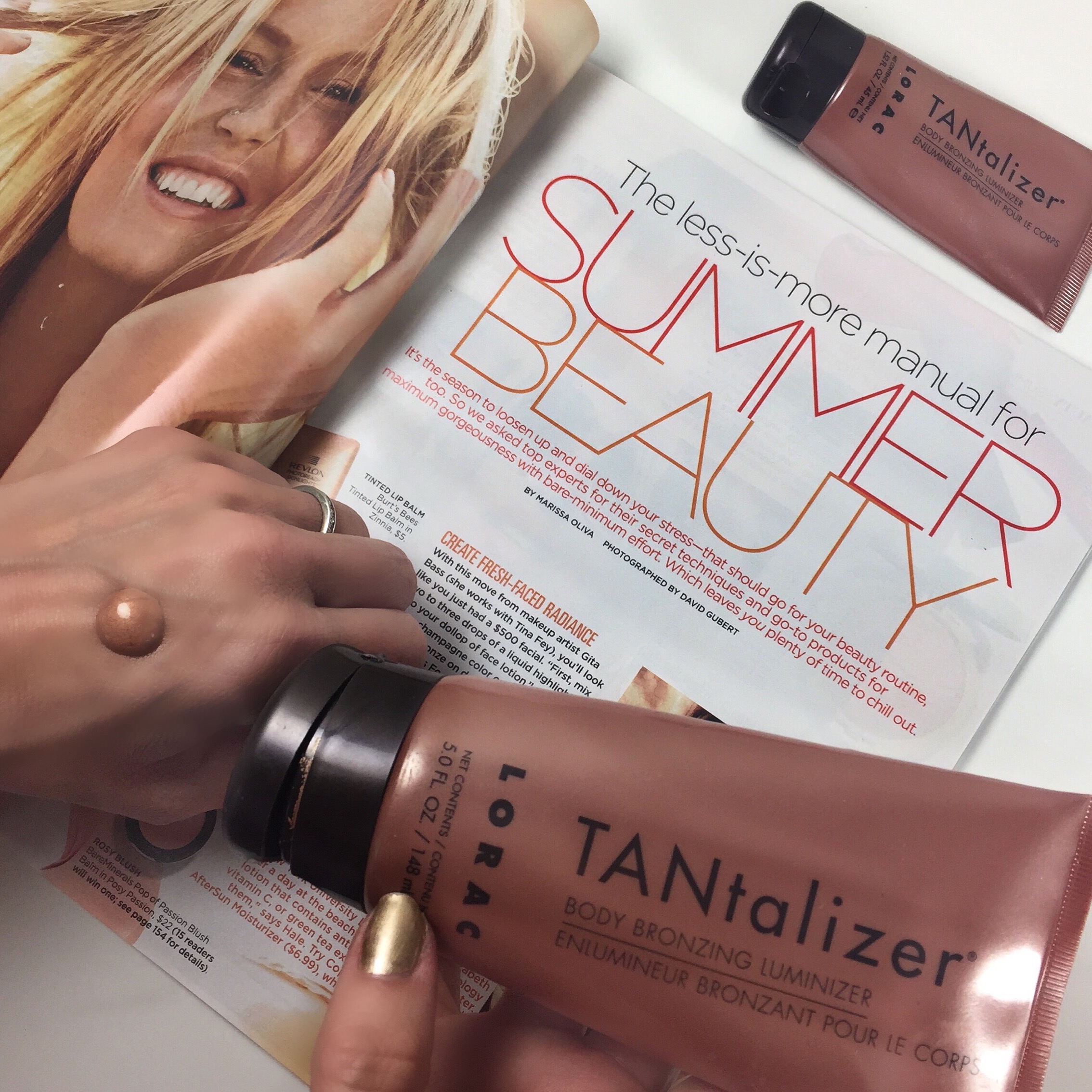 2 Summer Beauty Trends To Try Now : Bronze Glowing Skin + Hot Red Lips