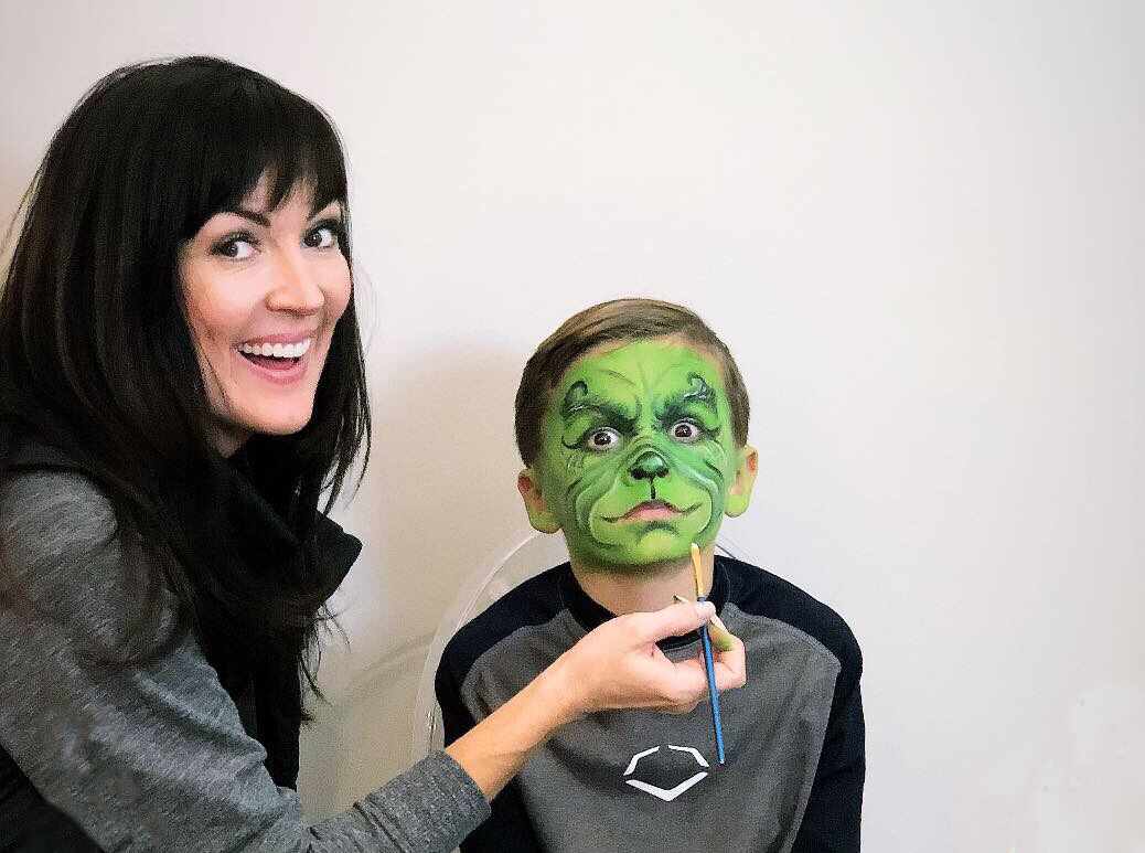The clearance grinch makeup