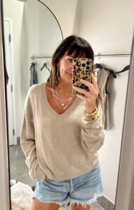 h&m v neck sweater